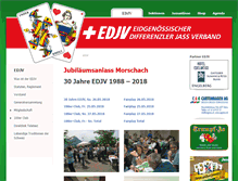 Tablet Screenshot of edjv.ch